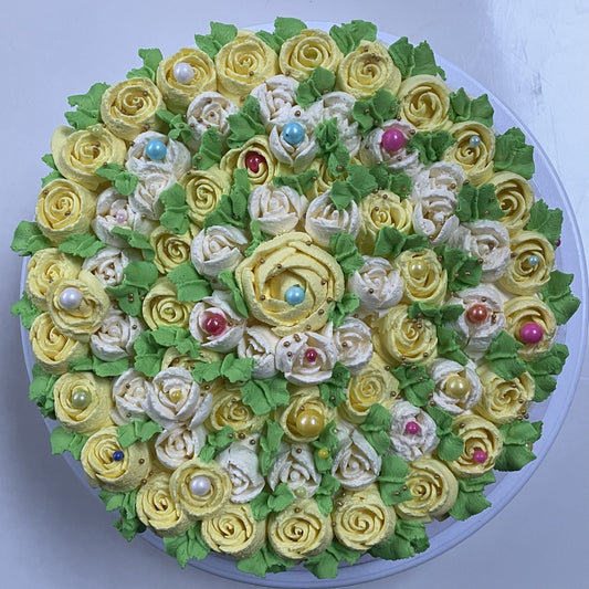 Floral Basket Cake
