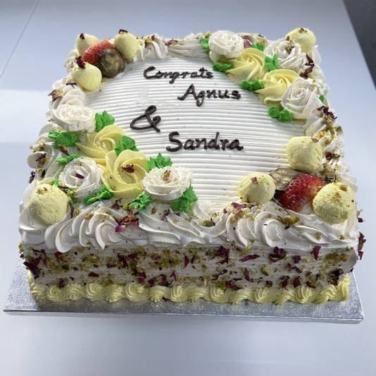 Royal Blossom Celebration Cake
