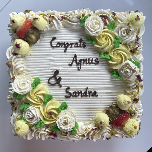 Royal Blossom Celebration Cake